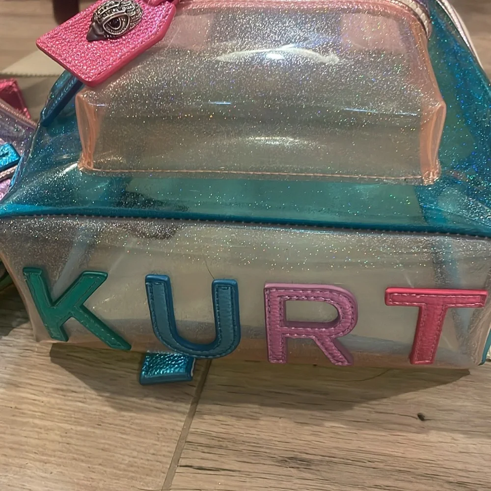 2 set KURT GEIGER Transparent Backpack and Crossbody.. barely used, like new - Picture 11 of 12